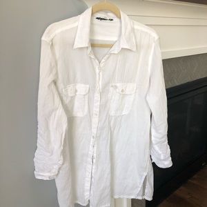 Ralph Lauren white button up shirt